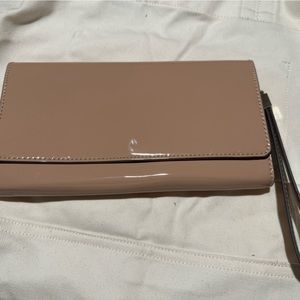 Aldo clutch, gold chain crossbody